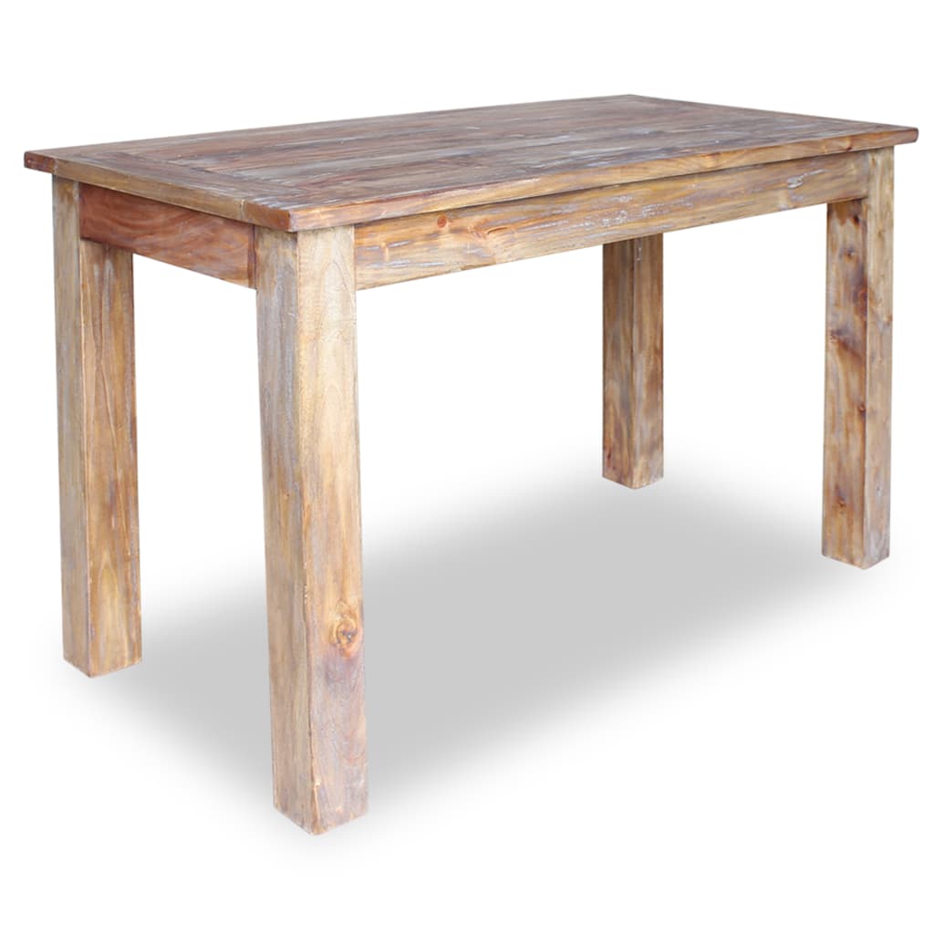 vidaXL Dining Table Solid Reclaimed Wood 120x60x77 cm at Willow and Wine!