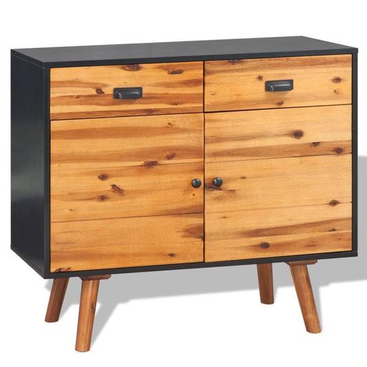 vidaXL Sideboard Solid Acacia Wood 90x33.5x83 cm at Willow and Wine!