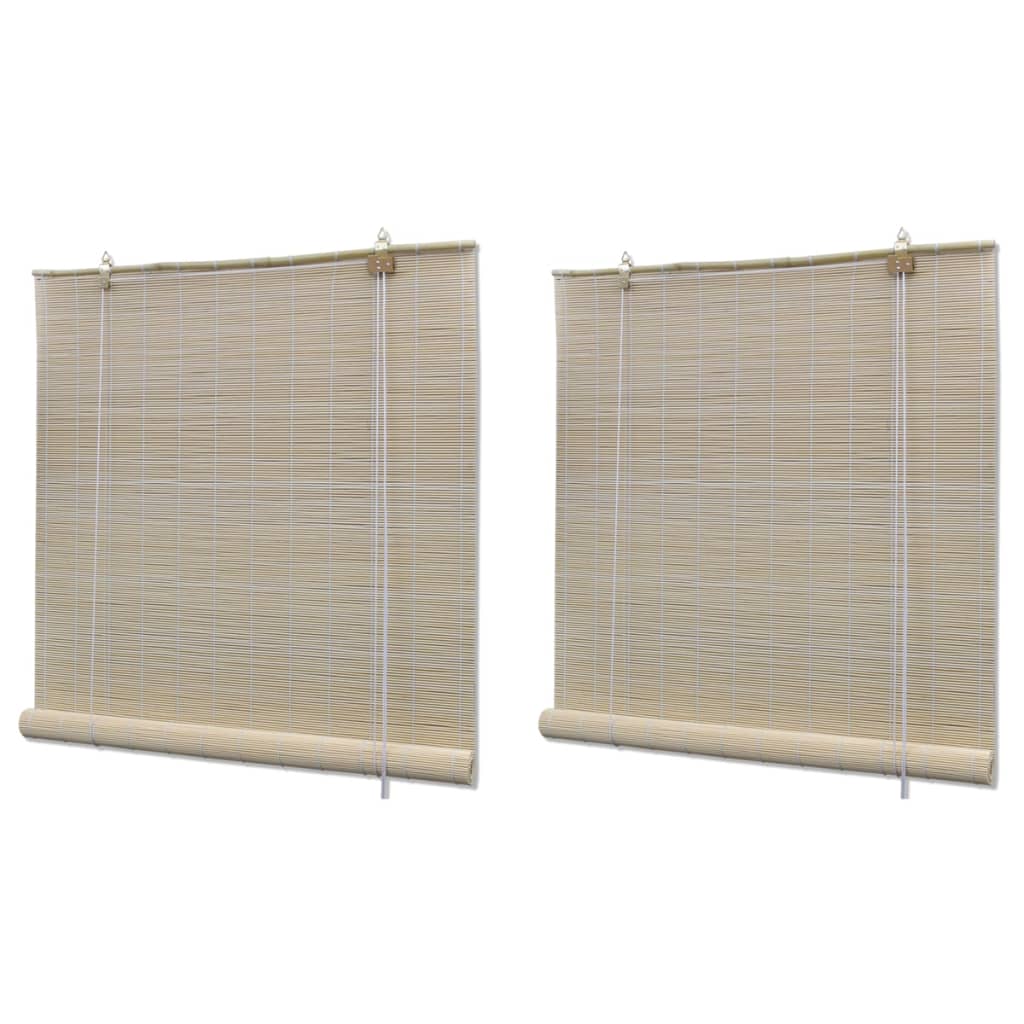 bamboo-roller-blinds-2-pcs-120x160-cm-natural-917559 At Willow and Wine