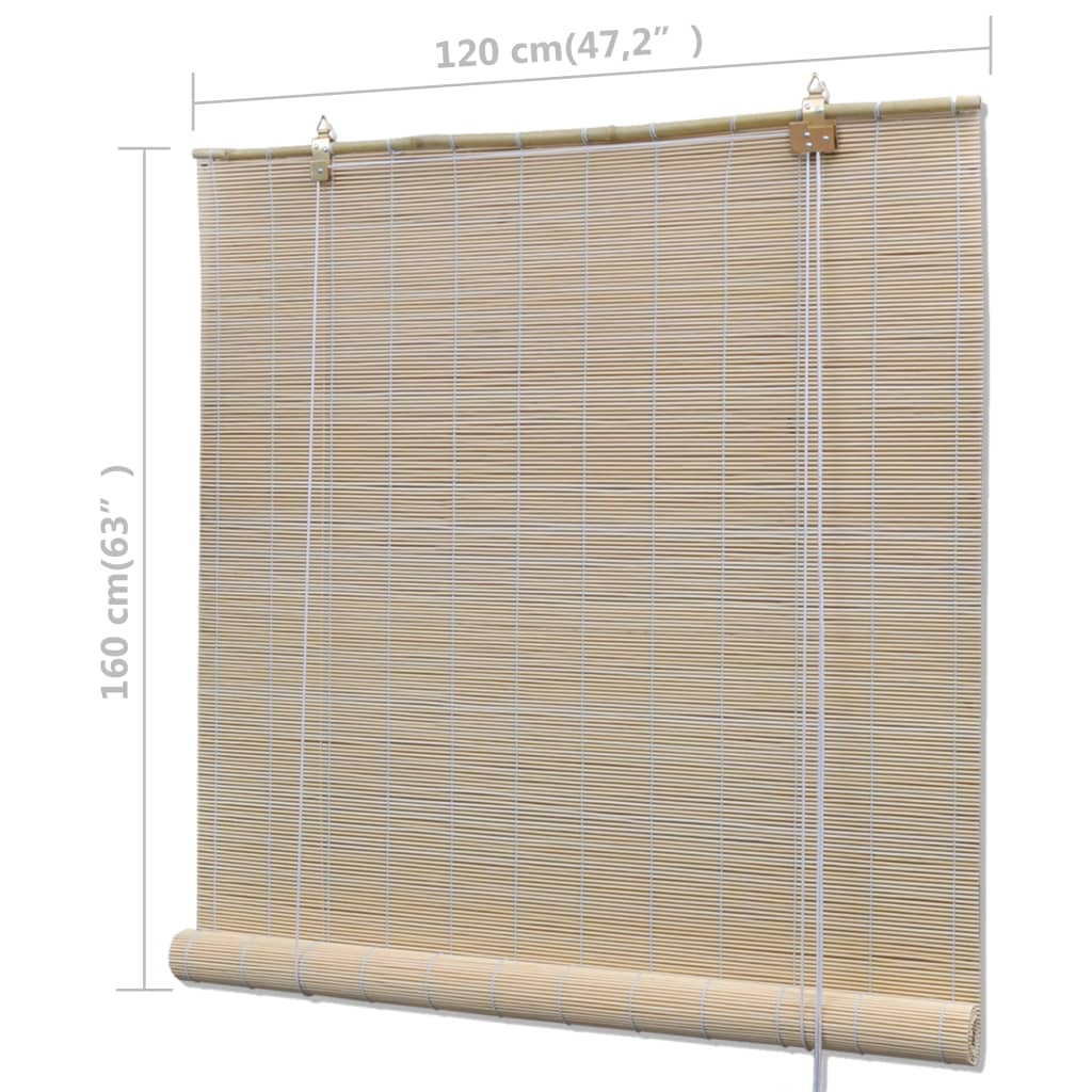 bamboo-roller-blinds-2-pcs-120x160-cm-natural-917559 At Willow and Wine