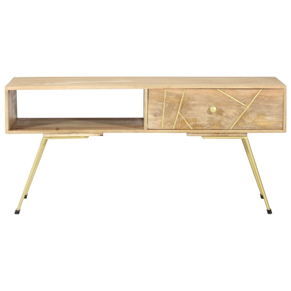 vidaXL Coffee Table 95x50x42 cm Solid Mango Wood