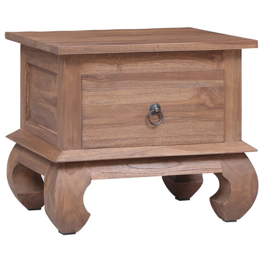 vidaXL Bedside Cabinet 45x35x40 cm Solid Teak Wood at Willow and Wine!