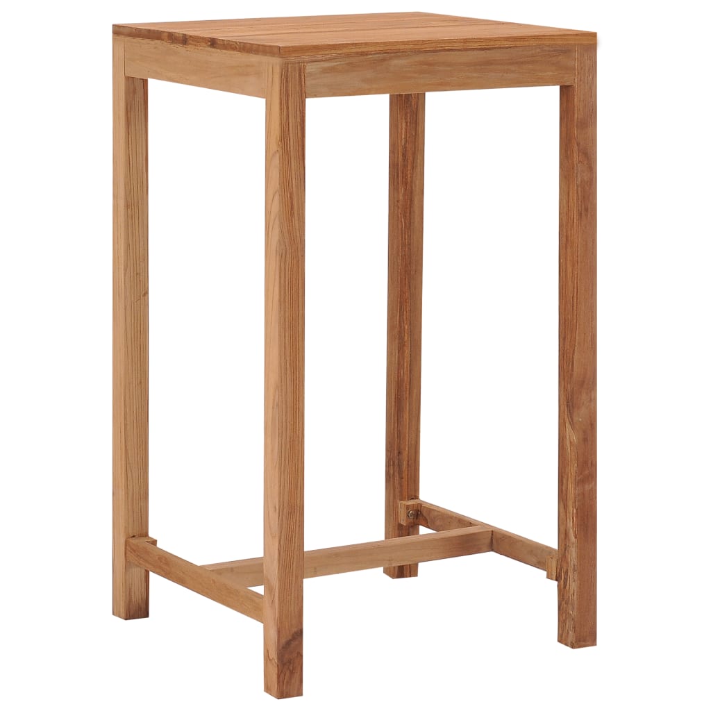 vidaXL Garden Bar Table 110x60x105 cm Solid Teak Wood