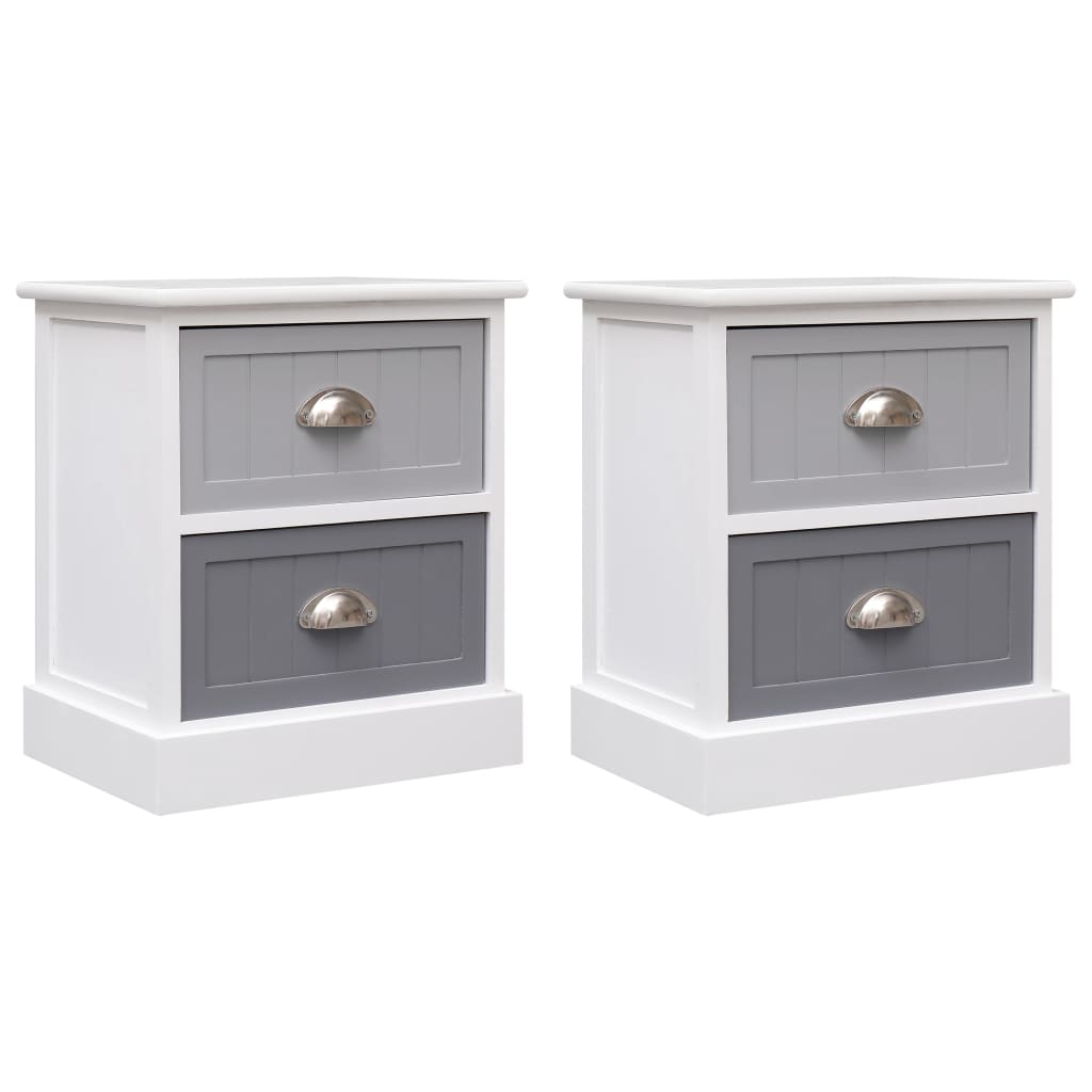 nightstands-2-pcs-grey-38x28x45-cm-paulownia-wood At Willow and Wine