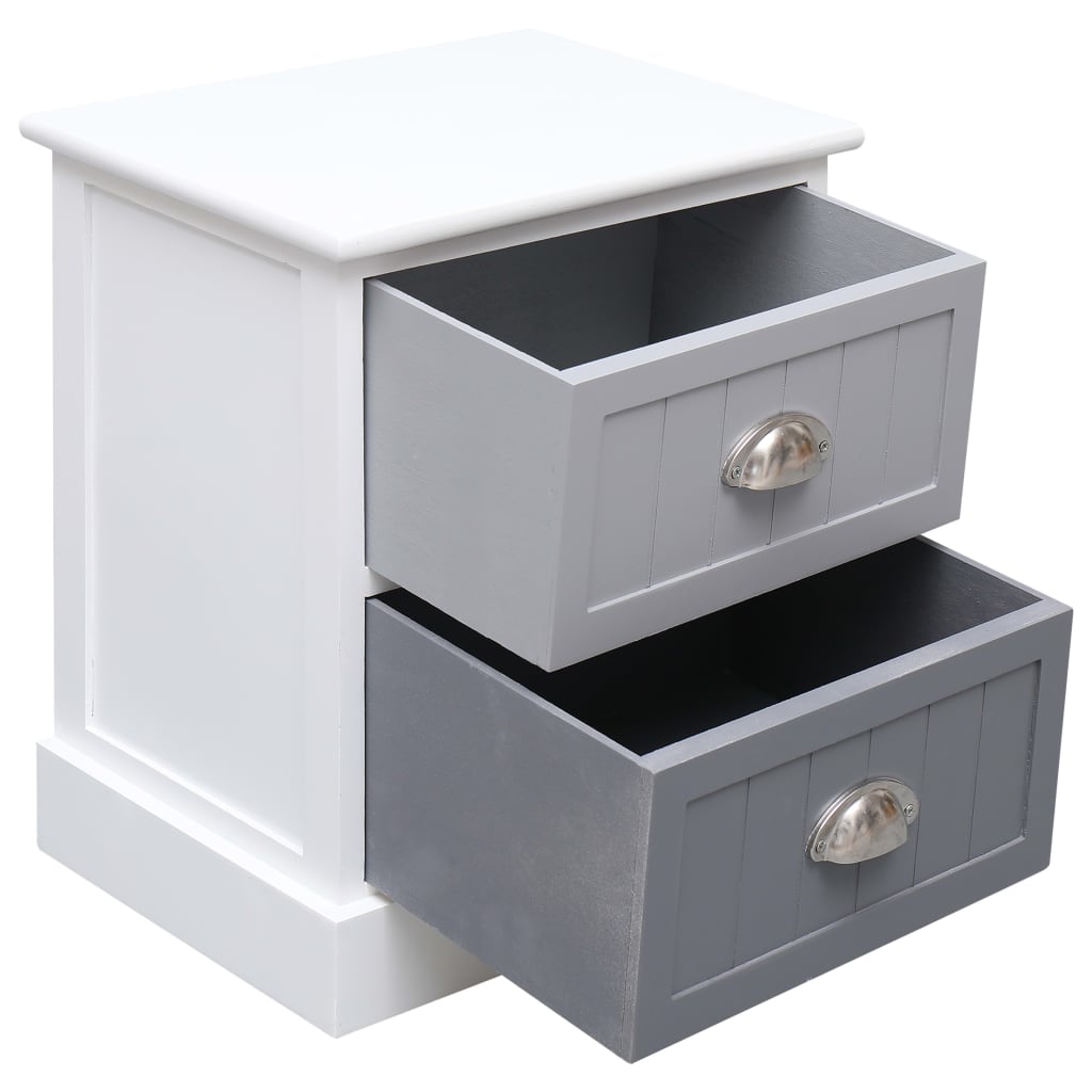 nightstands-2-pcs-grey-38x28x45-cm-paulownia-wood At Willow and Wine