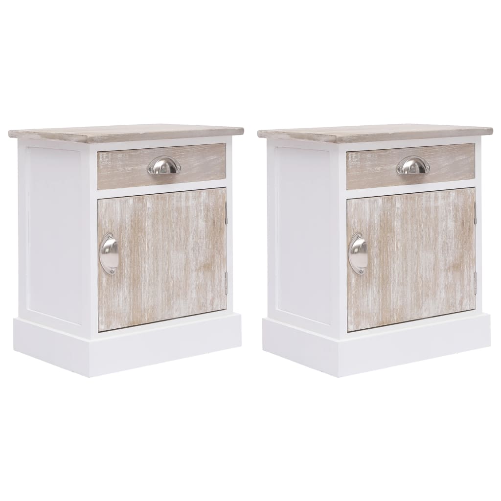 nightstands-2-pcs-grey-38x28x45-cm-paulownia-wood At Willow and Wine