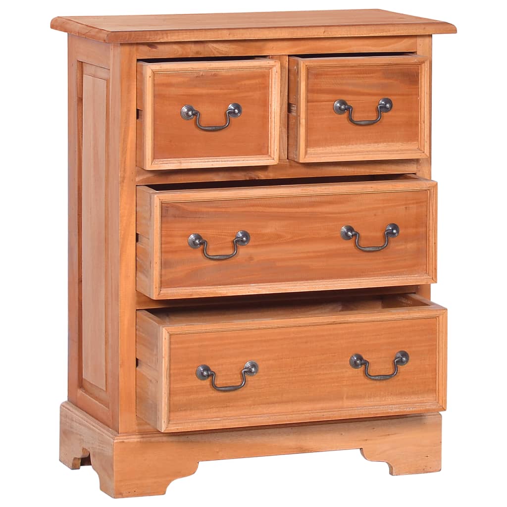 vidaXL Chest of Drawers Solid Mahogany Wood