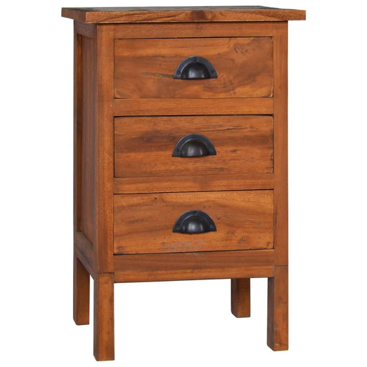 vidaXL Bedside Cabinet 40x35x60 cm Solid Teak Wood