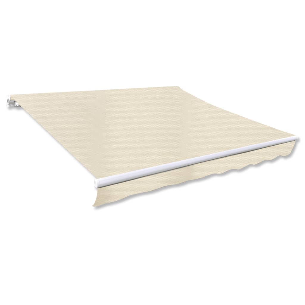 vidaXL Awning Top Sunshade Canvas Cream 3 x 2,5 m at Willow and Wine!