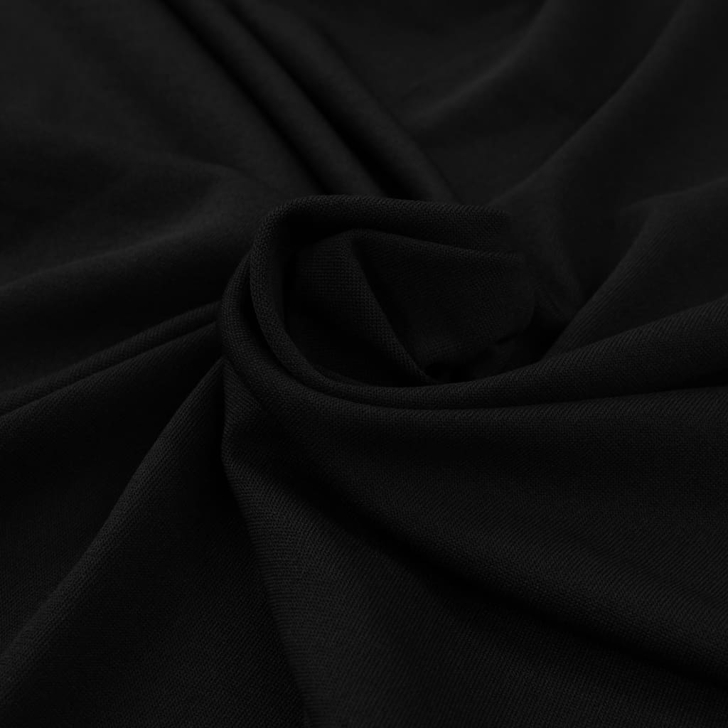 2 pcs Table Covers with Skirt Stretch 120x60.5x74 cm Black Willow and Wine