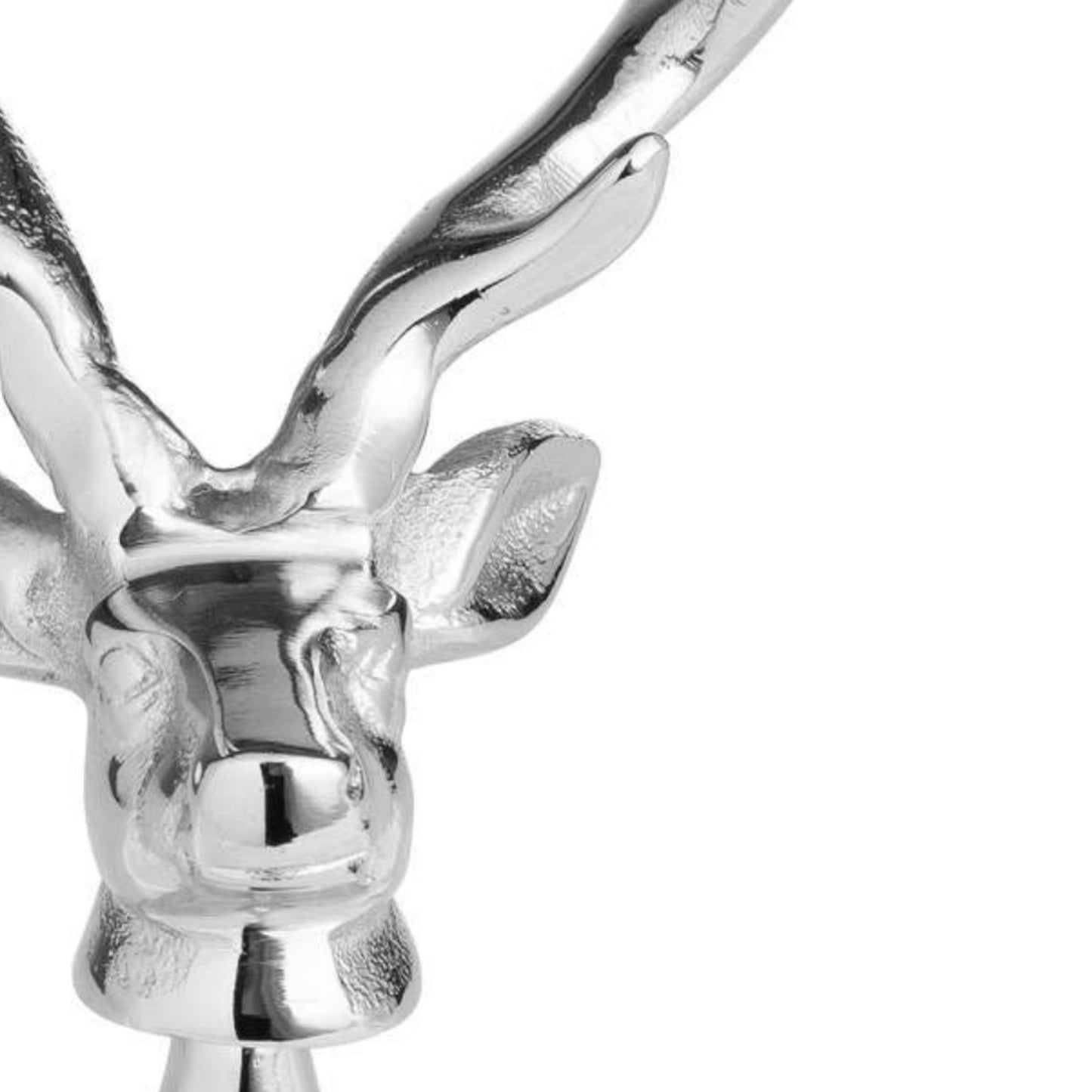 Silver Nickel Stag Head Detail Bottle Opener