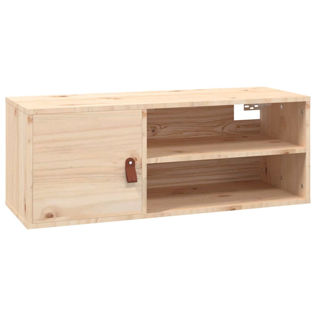 vidaXL Wall Cabinet 80x30x30 cm Solid Wood Pine