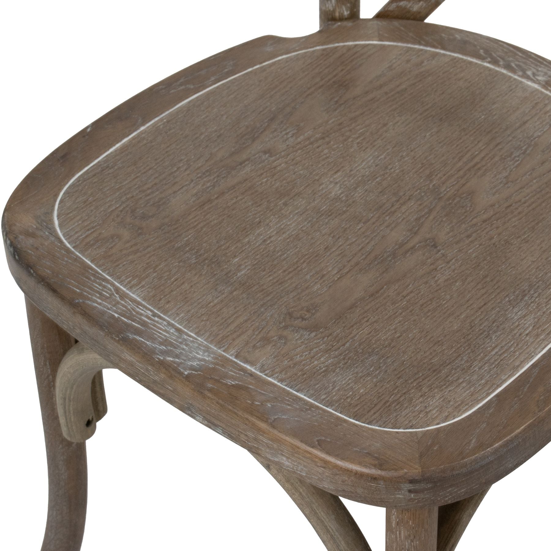 light-oak-cross-back-dining-chairat Willow and Wine!