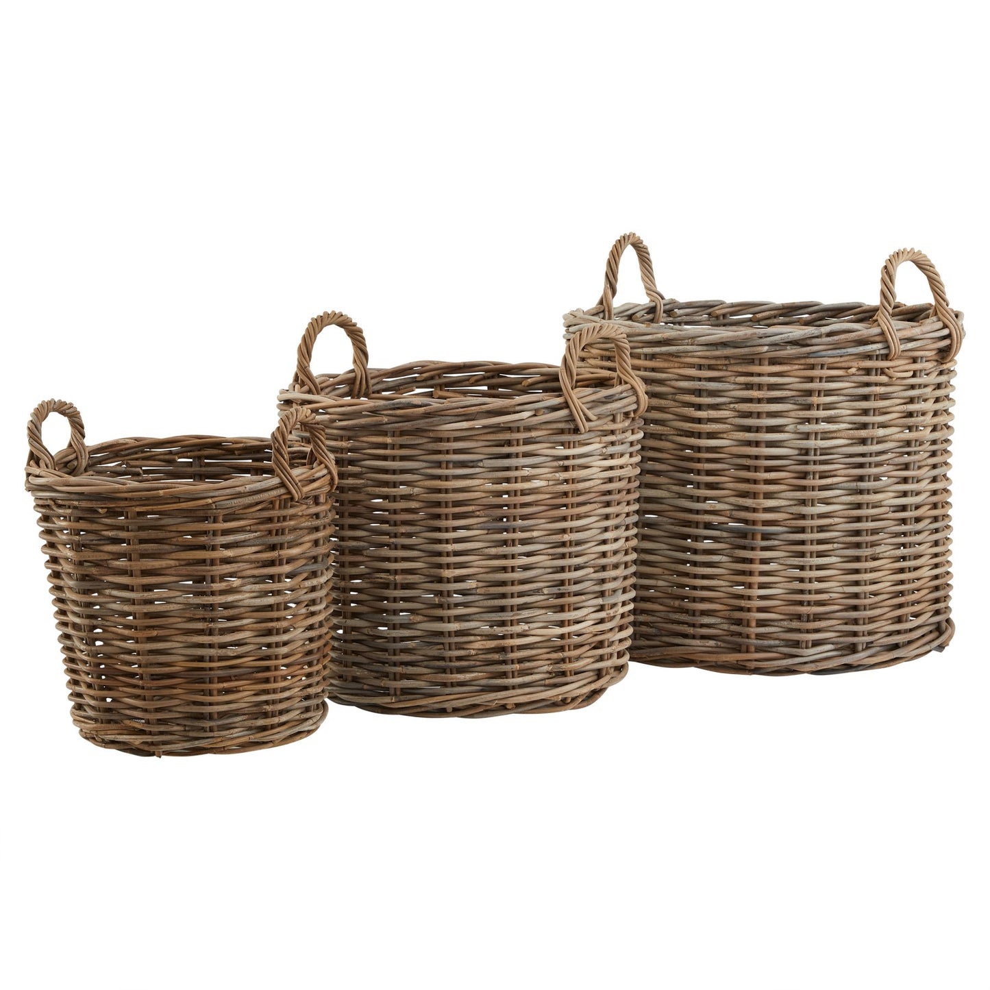 set-of-3-kubu-rattan-round-storage-basketsat Willow and Wine!