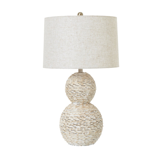 white-wash-wicker-globe-table-lamp-with-linen-shadeat Willow and Wine!