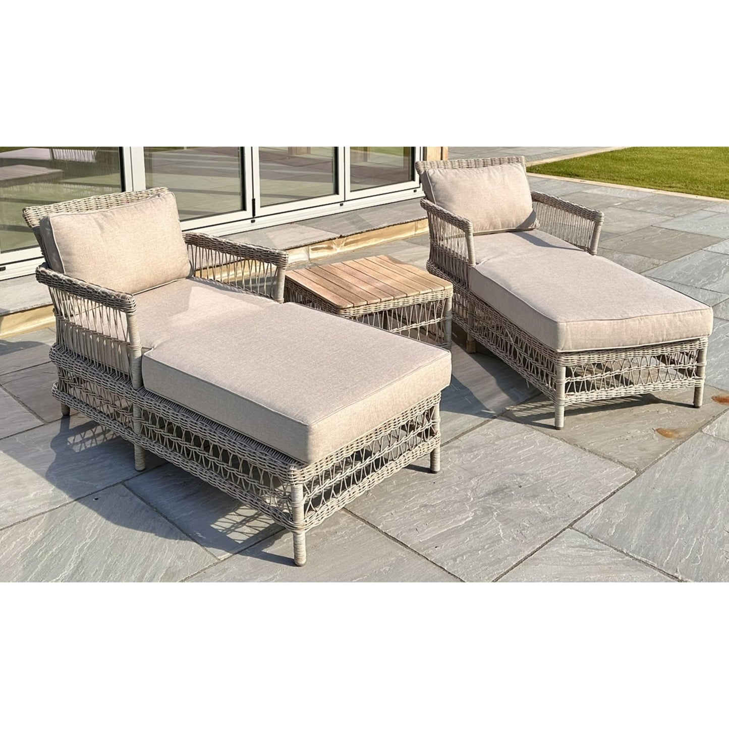 Provence Collection Outdoor Sun Lounger Set