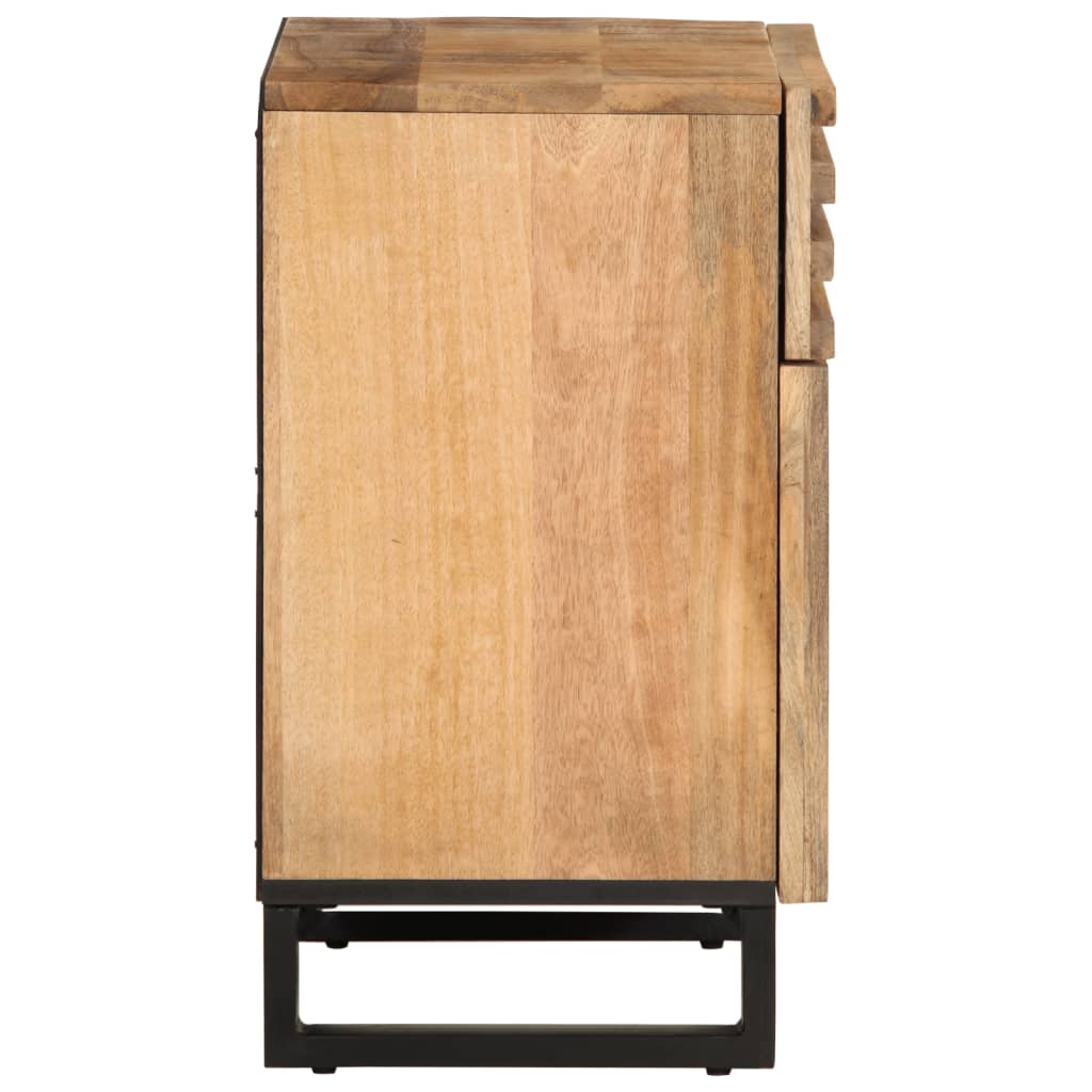 vidaXL Bedside Cabinet 50x34x60 cm Solid Wood Acacia