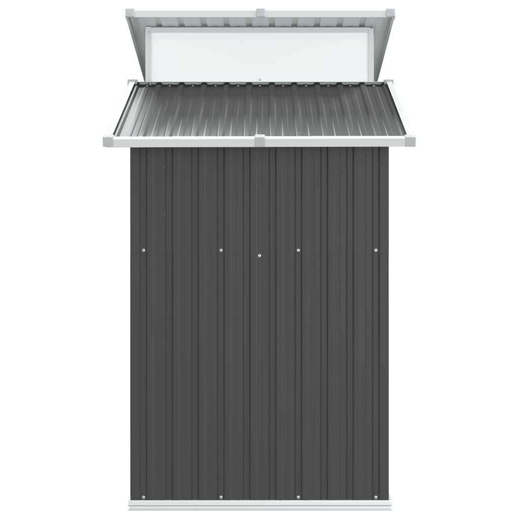 vidaXL Garden Shed Anthracite 270x130x208.5 cm Galvanised Steel