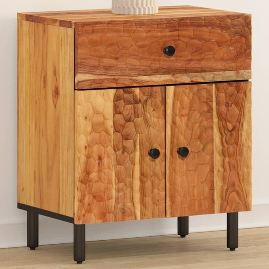 vidaXL Bedside Cabinet 50x33x60 cm Solid Wood Acacia