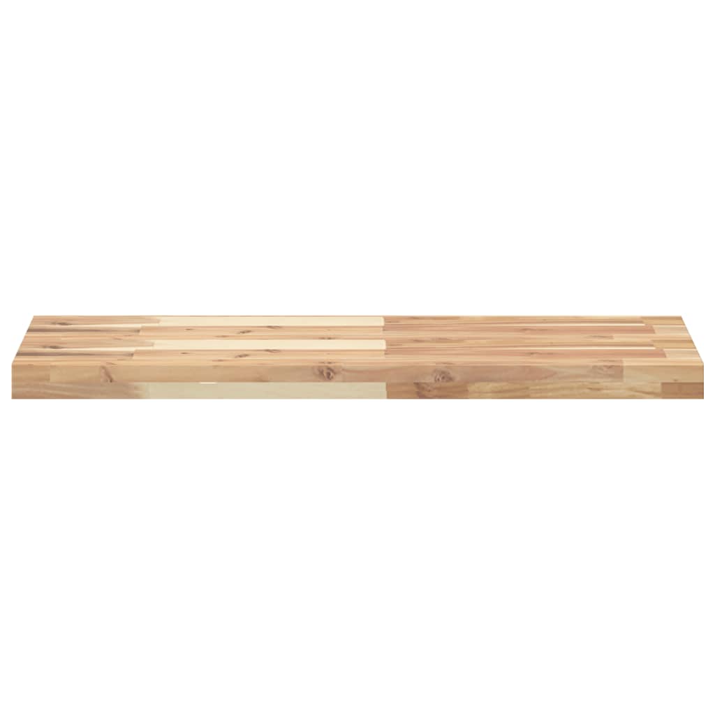 vidaXL Floating Shelves 2 pcs 100x30x4 cm Untreated Solid Wood Acacia