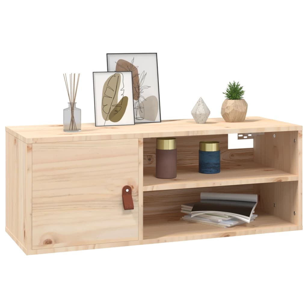 vidaXL Wall Cabinet 80x30x30 cm Solid Wood Pine