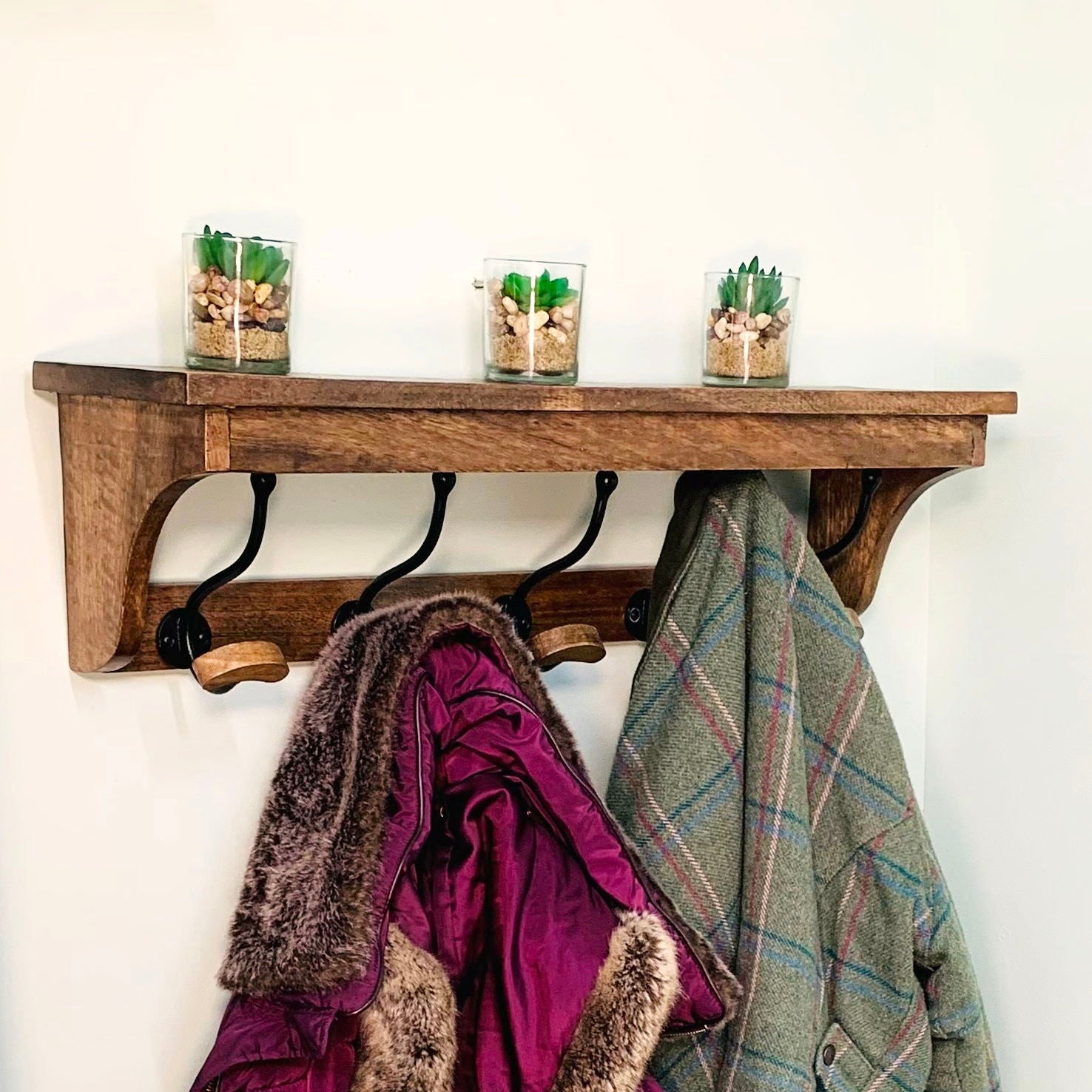 solid-mango-wood-coat-hook-with-5-hooks-71cmat Willow and Wine!