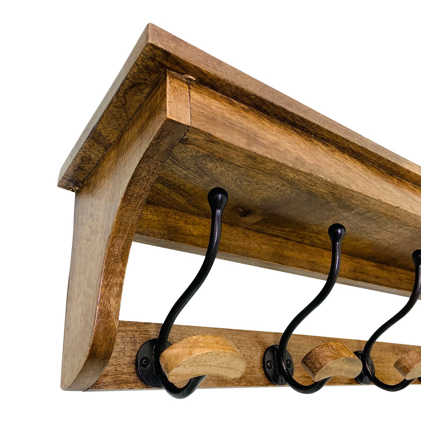 solid-mango-wood-coat-hook-with-5-hooks-71cmat Willow and Wine!