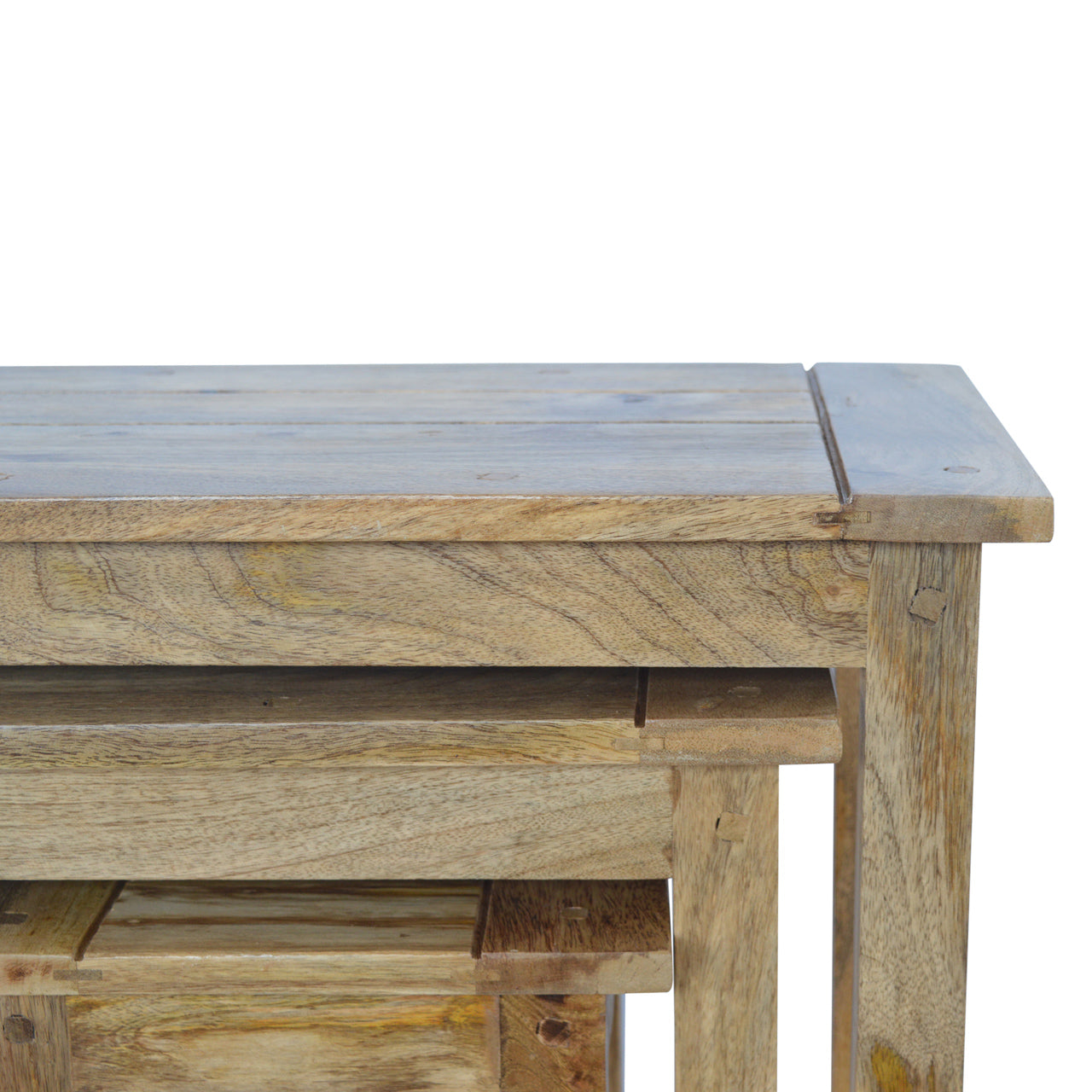 Solid Wood Stool Set of 3