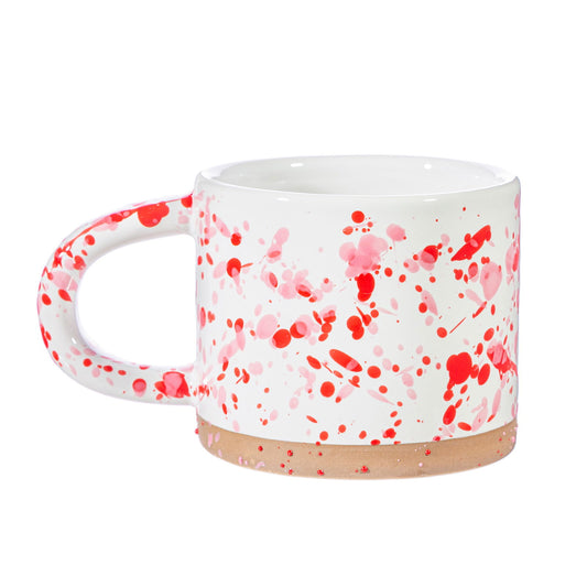 pink-and-red-splatterware-mugat Willow and Wine!