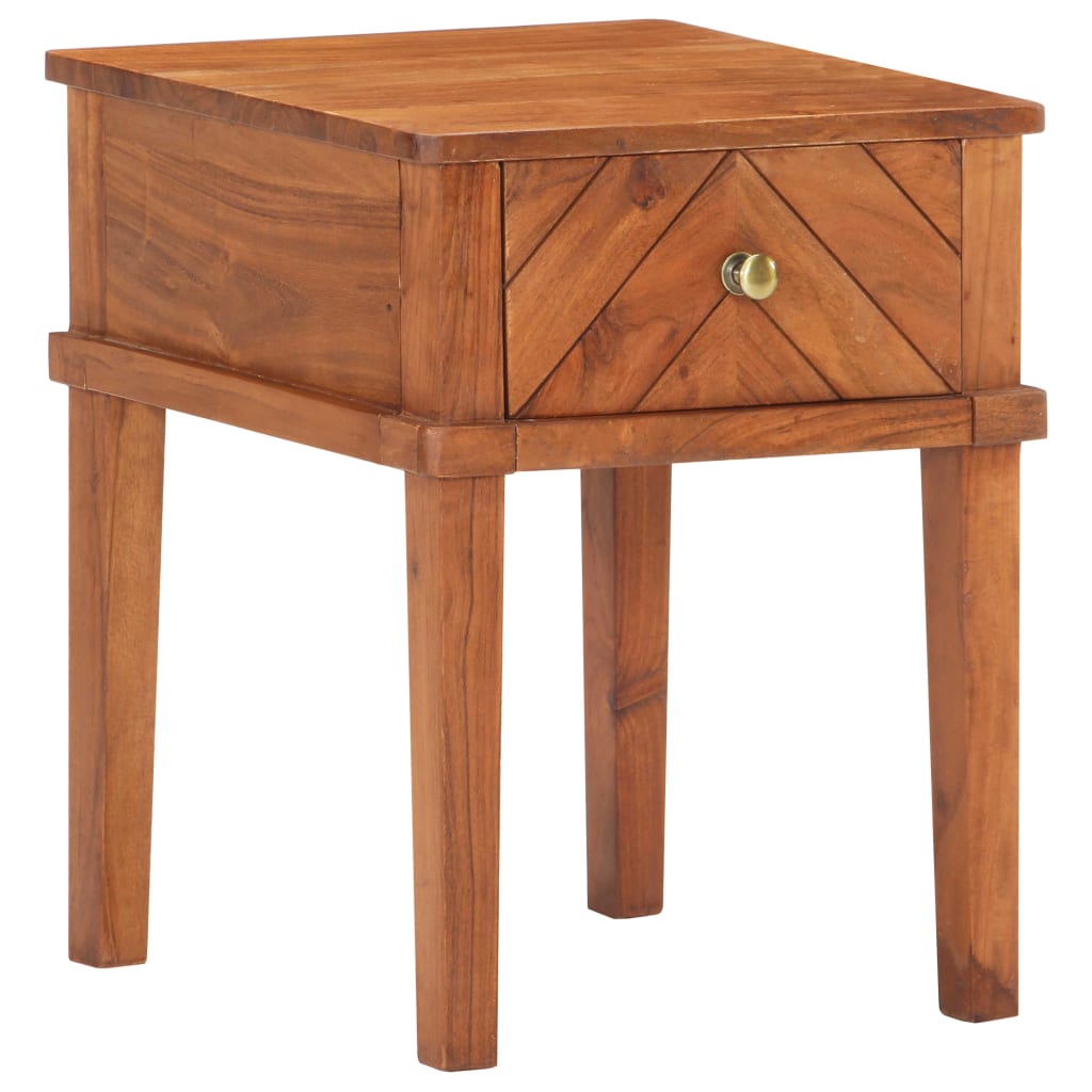 Bedside Cabinet 40x40x50 cm Solid Acacia Wood at Willow and Wine