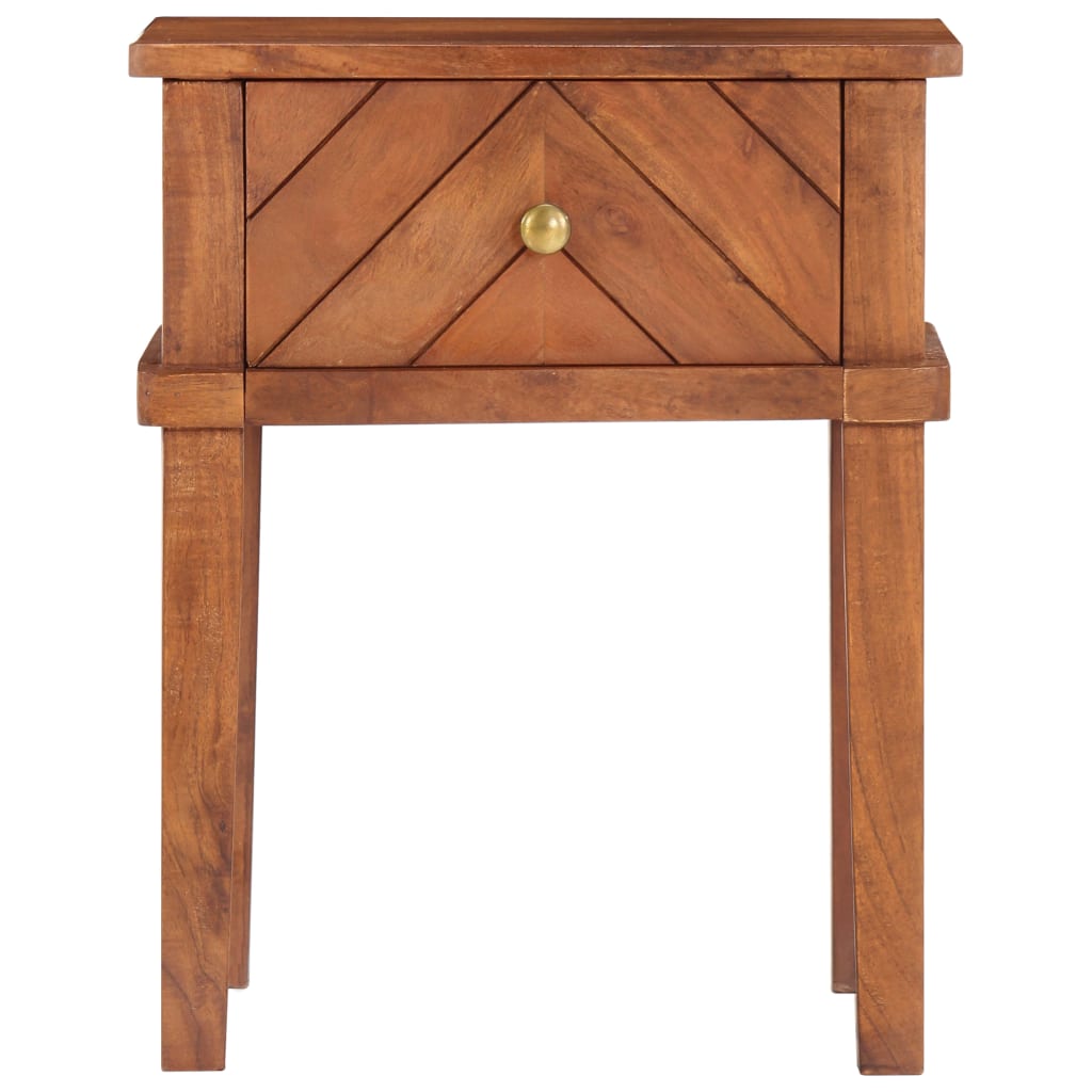 Bedside Cabinet 40x40x50 cm Solid Acacia Wood at Willow and Wine