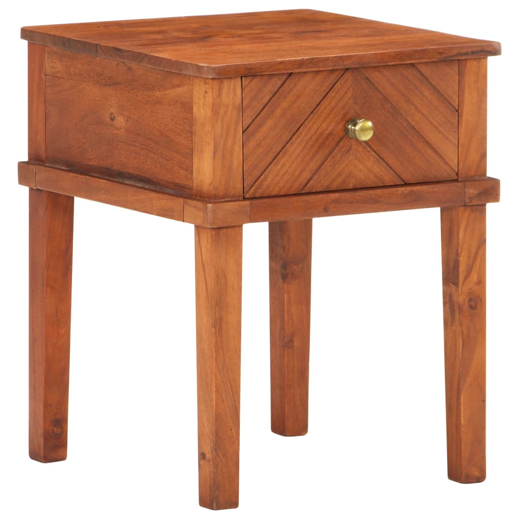 Bedside Cabinet 40x40x50 cm Solid Acacia Wood at Willow and Wine