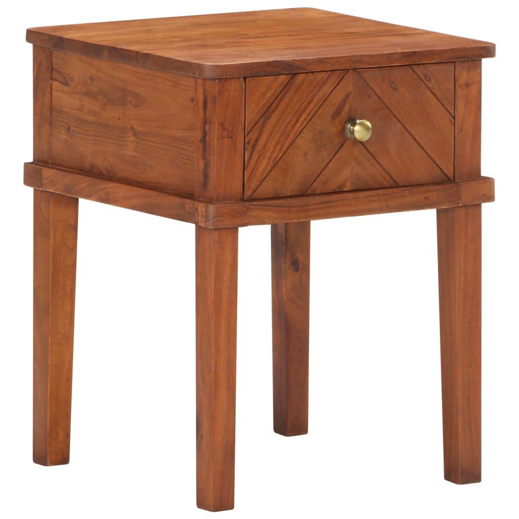 Bedside Cabinet 40x40x50 cm Solid Acacia Wood at Willow and Wine