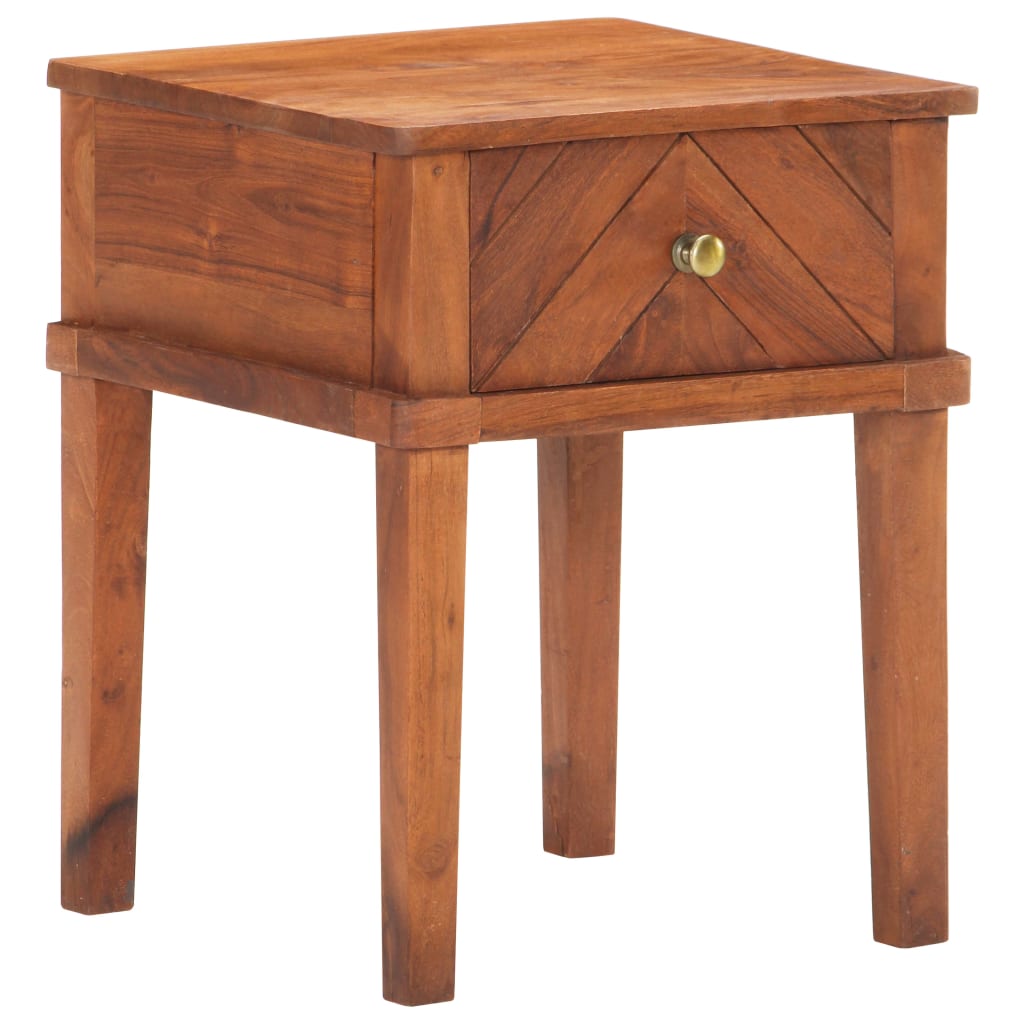 Bedside Cabinet 40x40x50 cm Solid Acacia Wood at Willow and Wine