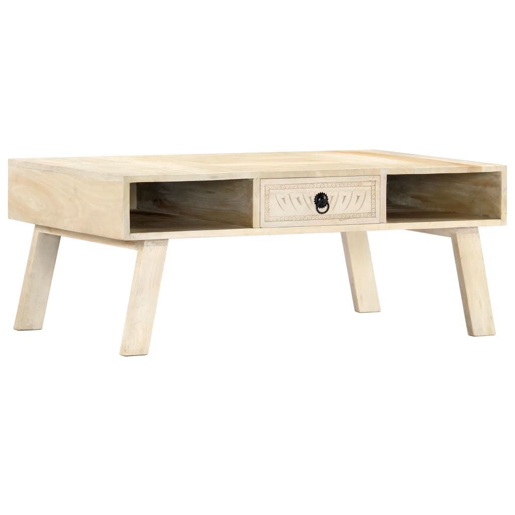 Coffee Table 100x60x40 cm Solid Mango Wood at Willow and Wine