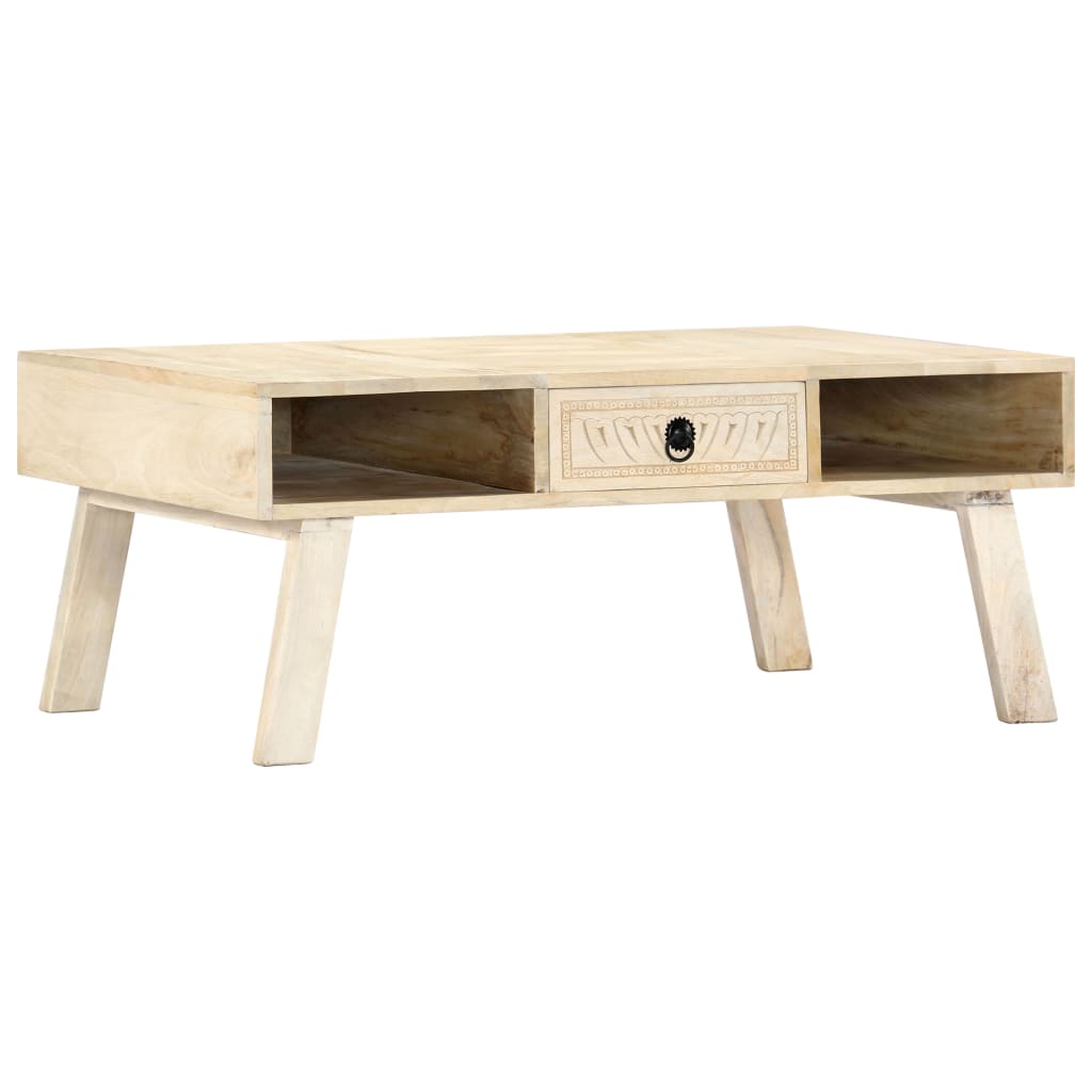 Coffee Table 100x60x40 cm Solid Mango Wood at Willow and Wine