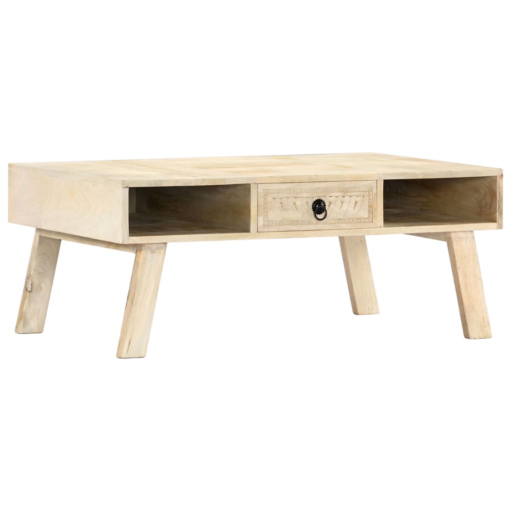 Coffee Table 100x60x40 cm Solid Mango Wood at Willow and Wine