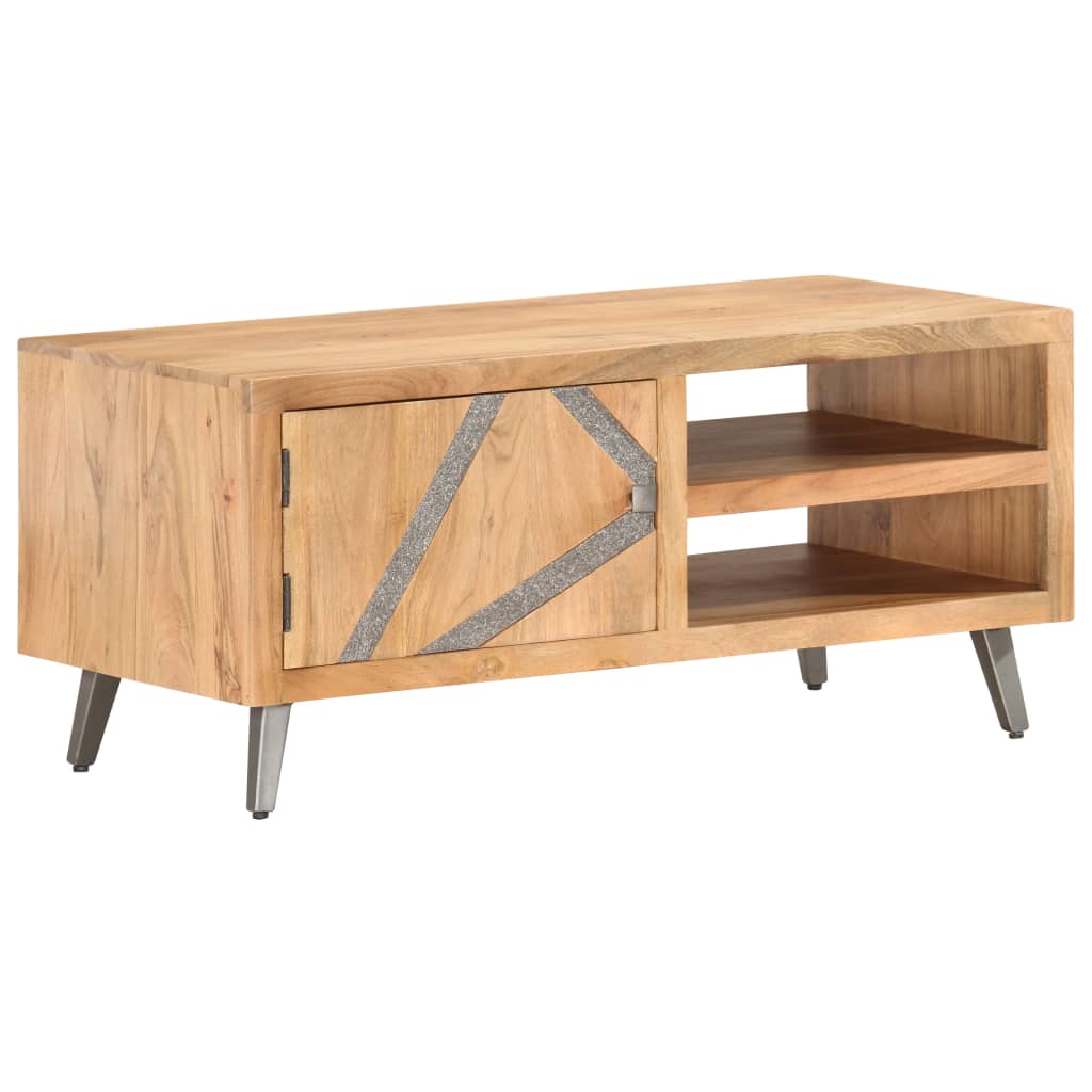 Coffee Table 90x45x40 cm Solid Acacia Wood at Willow and Wine