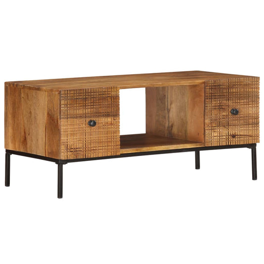 Coffee Table 90x45x40 cm Solid Mango Wood at Willow and Wine