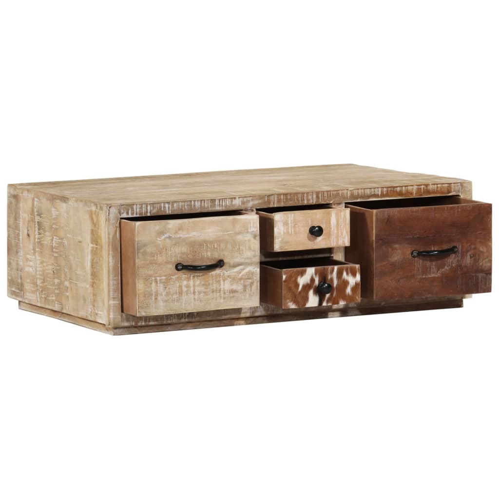 Coffee Table 90x60x30 cm Solid Mango Wood at Willow and Wine