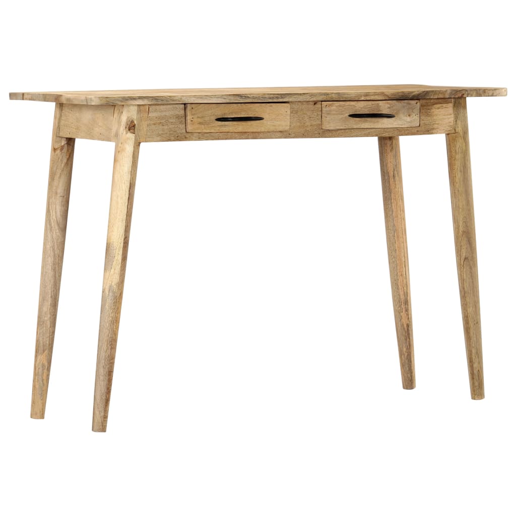 Console Table 115x40x75 cm Solid Rough Mango Wood at Willow and Wine