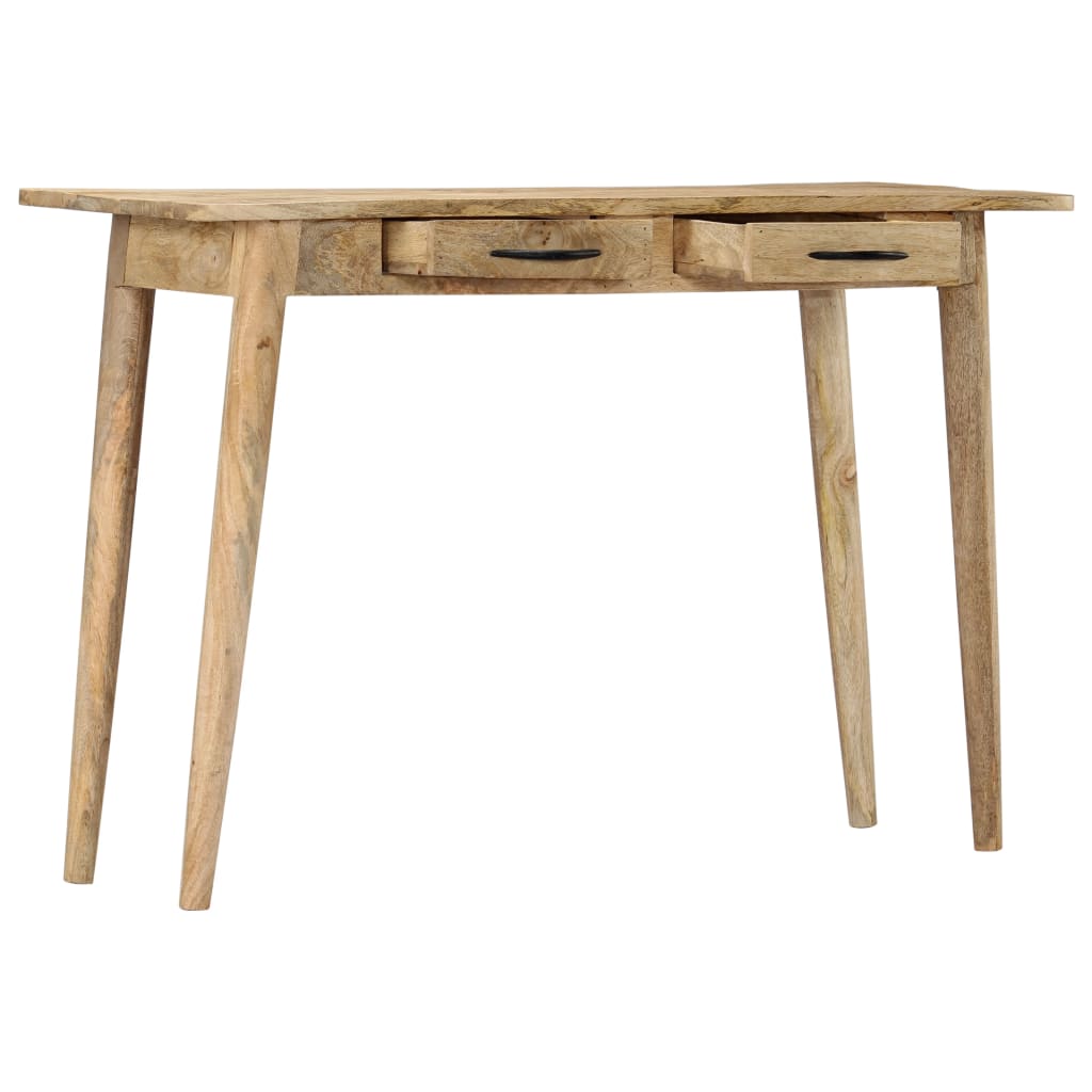 Console Table 115x40x75 cm Solid Rough Mango Wood at Willow and Wine