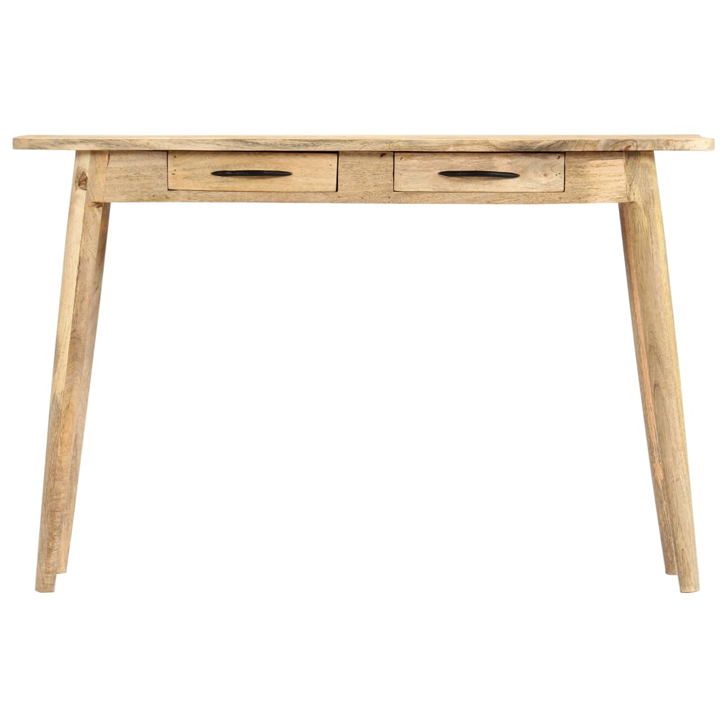 Console Table 115x40x75 cm Solid Rough Mango Wood at Willow and Wine