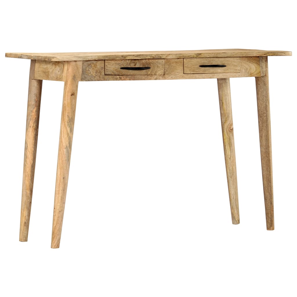 Console Table 115x40x75 cm Solid Rough Mango Wood at Willow and Wine