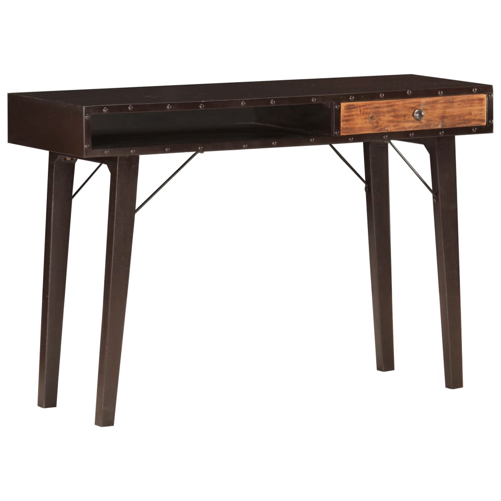 Console Table 118x35x76 cm Solid Reclaimed Wood at Willow and Wine