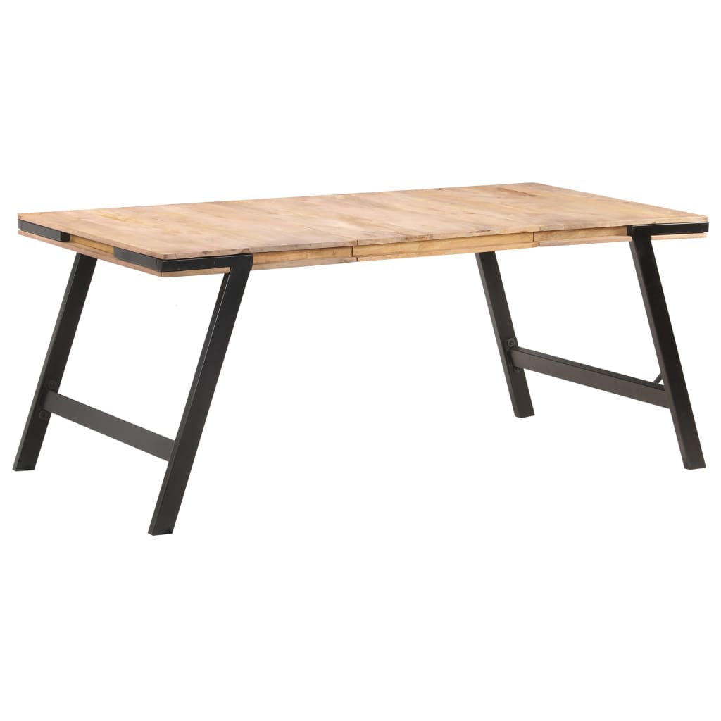 Dining Table 180x90x76 cm Solid Mango Wood at Willow and Wine