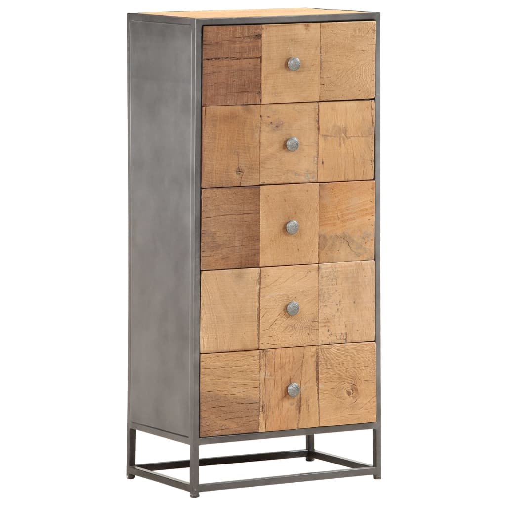 Drawer Cabinet 45x30x100 cm Solid Reclaimed Wood at Willow and Wine