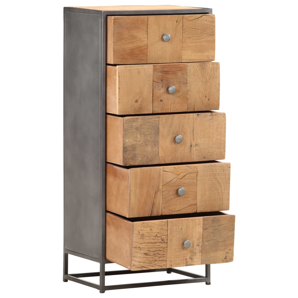 Drawer Cabinet 45x30x100 cm Solid Reclaimed Wood at Willow and Wine