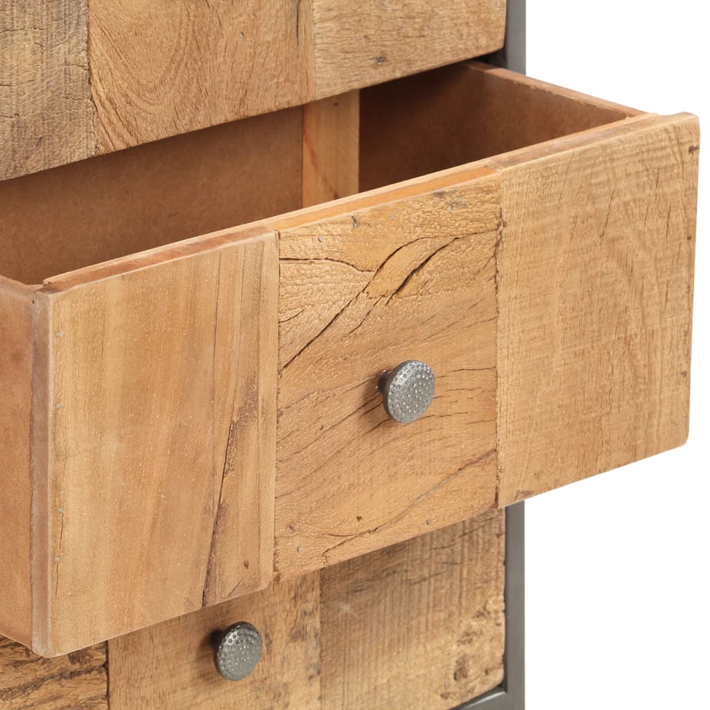 Drawer Cabinet 45x30x100 cm Solid Reclaimed Wood at Willow and Wine