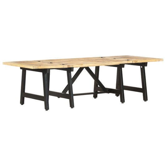 Extendable Coffee Table 160x70x45 cm Solid Mango Wood at Willow and Wine